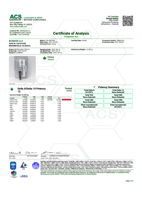 DELTA 8 THC INFUSED, Disposable, Rechargeable Vape Pen Citrus flavor - 1gram - Image 4